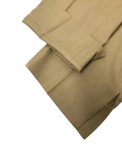 AURALEE（オーラリー）AURALEE (オーラリー) シルク混ウールパンツ ベージュ サイズ:4の古着・服飾アイテム