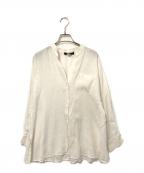 WEEKEND Max Maraウィークエンド マックスマーラ）の古着「ノーカラーシャツ」｜ホワイト