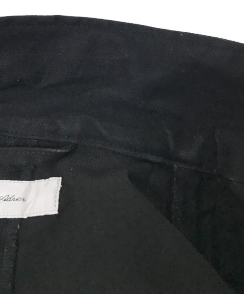 ADRER（アドラー）ADRER (アドラー) デニムライダースジレベスト ブラック サイズ:Sの古着・服飾アイテム