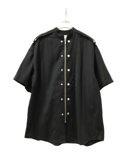 ADRER（アドラー）ADRER (アドラー) シャツジャケット ブラック サイズ:Sの古着・服飾アイテム