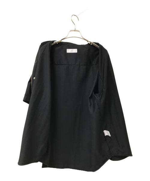 ADRER（アドラー）ADRER (アドラー) シャツジャケット ブラック サイズ:Sの古着・服飾アイテム