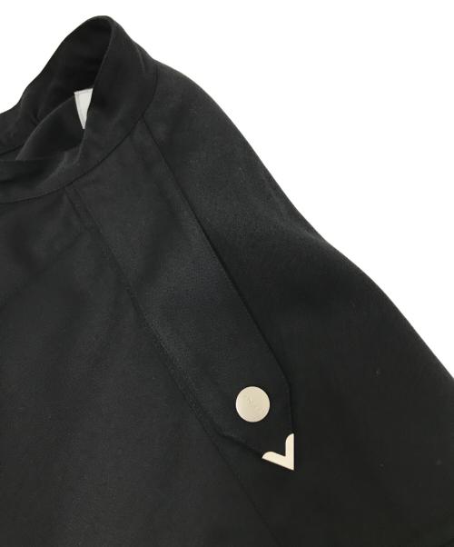 ADRER（アドラー）ADRER (アドラー) シャツジャケット ブラック サイズ:Sの古着・服飾アイテム