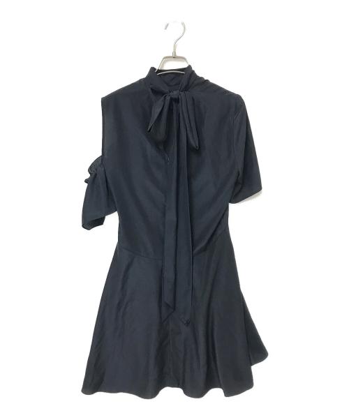 ROKH（ロク）ROKH (ロク) SILK MIX CAP SLEEVE BLOUSE ブラック サイズ:38の古着・服飾アイテム