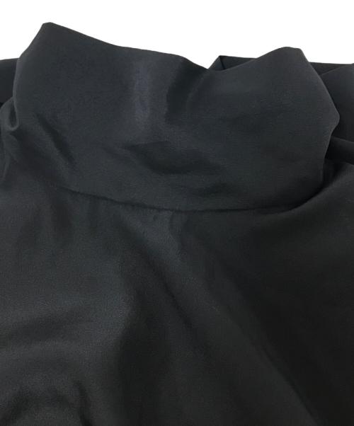 ROKH（ロク）ROKH (ロク) SILK MIX CAP SLEEVE BLOUSE ブラック サイズ:38の古着・服飾アイテム