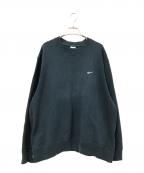 NIKEナイキ）の古着「刺繍ロゴVガゼットスウェット」｜ブラック