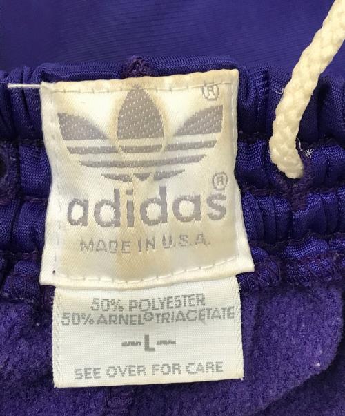 adidas（アディダス）adidas (アディダス) イージーパンツ パープル サイズ:Lの古着・服飾アイテム