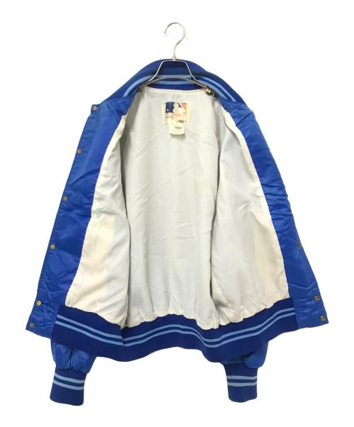 MLB（エムエルビー）MLB (エムエルビー) ブルージェイズスタジャン ブルー サイズ:Lの古着・服飾アイテム