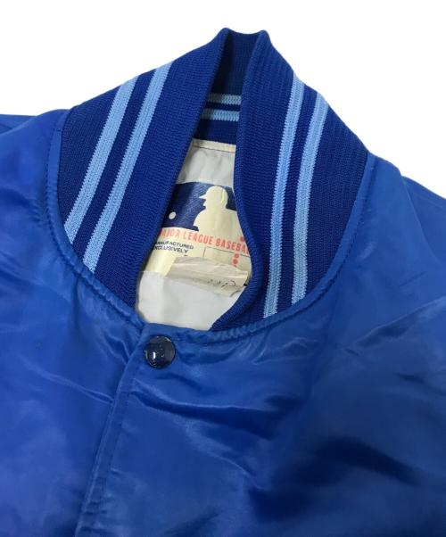 MLB（エムエルビー）MLB (エムエルビー) ブルージェイズスタジャン ブルー サイズ:Lの古着・服飾アイテム