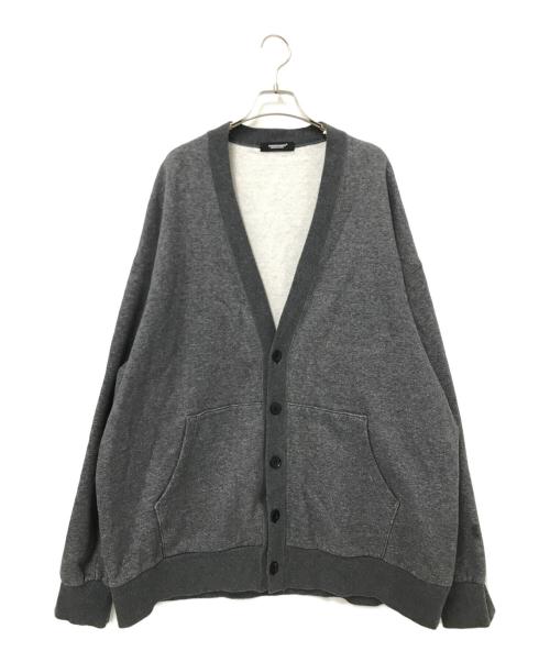 UNDERCOVER（アンダーカバー）UNDERCOVER (アンダーカバー) スウェットカーディガン グレー サイズ:3の古着・服飾アイテム