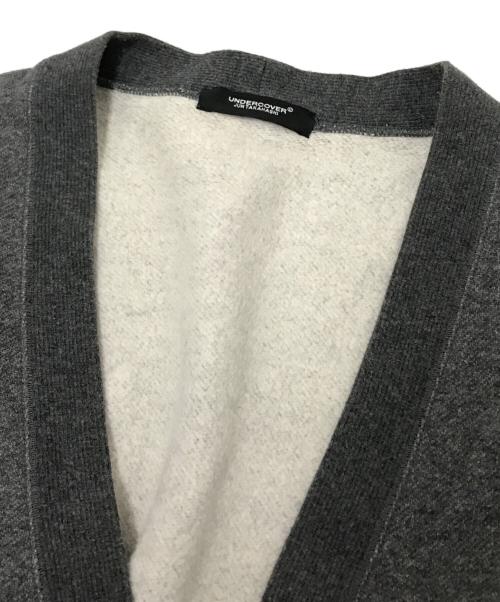 UNDERCOVER（アンダーカバー）UNDERCOVER (アンダーカバー) スウェットカーディガン グレー サイズ:3の古着・服飾アイテム