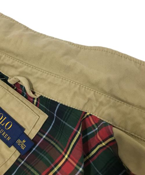 POLO RALPH LAUREN（ポロ・ラルフローレン）POLO RALPH LAUREN (ポロ・ラルフローレン) 裏地チェックスイングトップ ベージュ サイズ:Mの古着・服飾アイテム