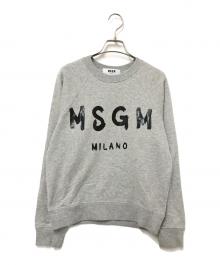 MSGM（エムエスジーエム）の古着「LOGO SWEAT PULLOVER」｜グレー