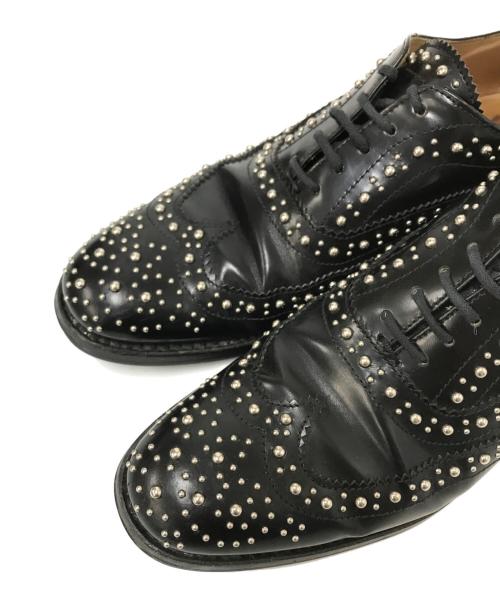 Church’s（チャーチ）Church’s (チャーチ) ウィングチップシューズ ブラック×シルバー サイズ:3 1/2の古着・服飾アイテム