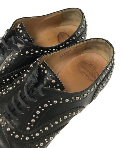 Church’s（チャーチ）Church’s (チャーチ) ウィングチップシューズ ブラック×シルバー サイズ:3 1/2の古着・服飾アイテム