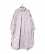 emmiエミ）の古着「ビックシャツワンピース」｜ピンク