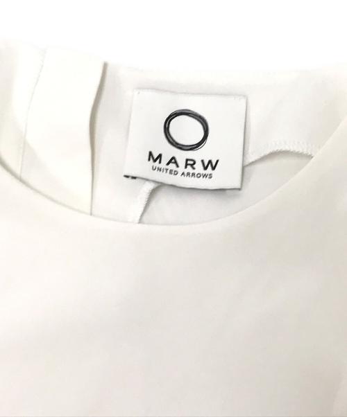 MARW UNITED ARROWS（マルゥ ユナイテッドアローズ）MARW UNITED ARROWS (マルゥ ユナイテッドアローズ) レイヤードブラウス ホワイト サイズ:下記参照の古着・服飾アイテム
