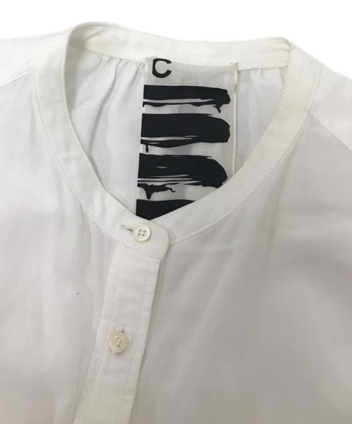 CHAOS（カオス）CHAOS (カオス) バンドカラーシャツワンピース ホワイト サイズ:Fの古着・服飾アイテム