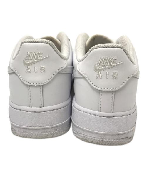 NIKE（ナイキ）NIKE (ナイキ) ガールズ エア フォース 1 ホワイト サイズ:24.5cmの古着・服飾アイテム