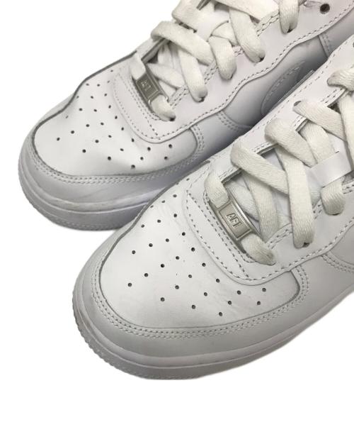 NIKE（ナイキ）NIKE (ナイキ) ガールズ エア フォース 1 ホワイト サイズ:24.5cmの古着・服飾アイテム