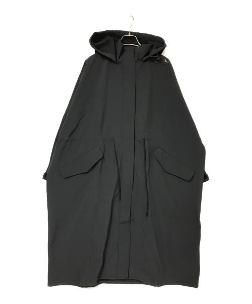 uiscel（ユイセル）uiscel (ユイセル) 撥水スタンドカラーロングコート ブラック サイズ:Mの古着・服飾アイテム