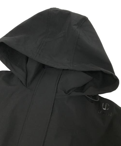 uiscel（ユイセル）uiscel (ユイセル) 撥水スタンドカラーロングコート ブラック サイズ:Mの古着・服飾アイテム