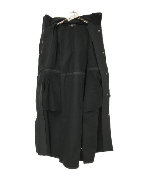 uiscel（ユイセル）uiscel (ユイセル) 撥水スタンドカラーロングコート ブラック サイズ:Mの古着・服飾アイテム