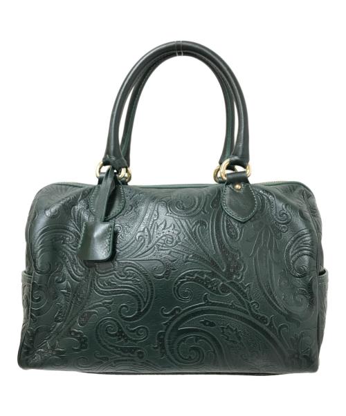 ETRO（エトロ）ETRO (エトロ) マルゴットミニボストンバッグ グリーン サイズ:下記参照の古着・服飾アイテム