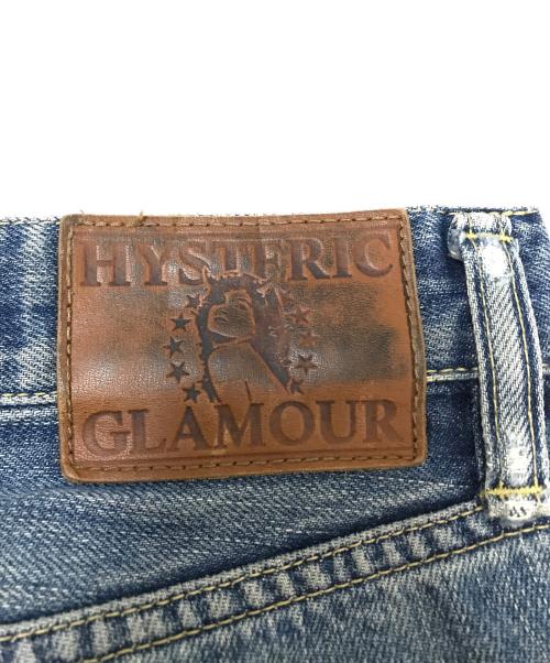 Hysteric Glamour（ヒステリックグラマー）Hysteric Glamour (ヒステリックグラマー) ダメージデニムパンツ インディゴ サイズ:W32の古着・服飾アイテム