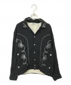 BACKERSバッカーズ）の古着「50's復刻ウエスタンシャツジャケット」｜ブラック