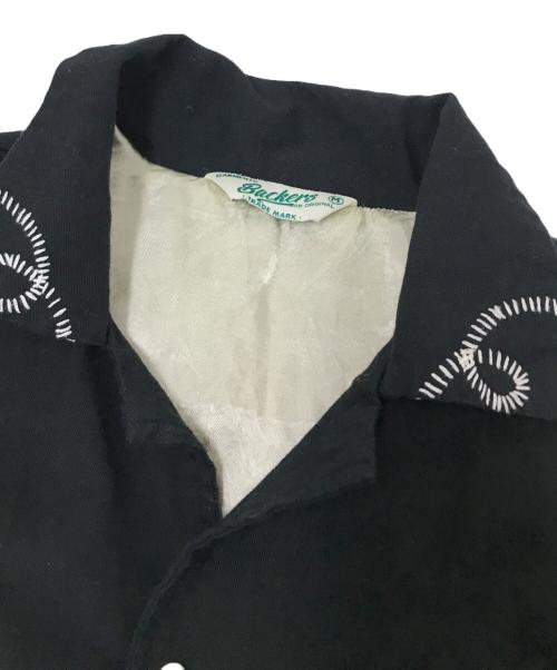 BACKERS（バッカーズ）BACKERS (バッカーズ) 50's復刻ウエスタンシャツジャケット ブラック サイズ:Mの古着・服飾アイテム