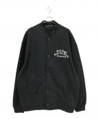 KRHYME DENIMクライムデニム）の古着「刺繍スタジャン」｜ブラック