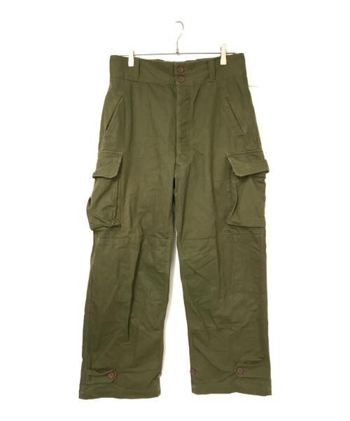 HOUSTON（ヒューストン）HOUSTON (ヒューストン) カーゴパンツ オリーブ サイズ:24の古着・服飾アイテム