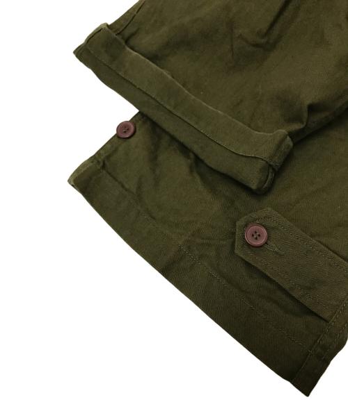 HOUSTON（ヒューストン）HOUSTON (ヒューストン) カーゴパンツ オリーブ サイズ:24の古着・服飾アイテム