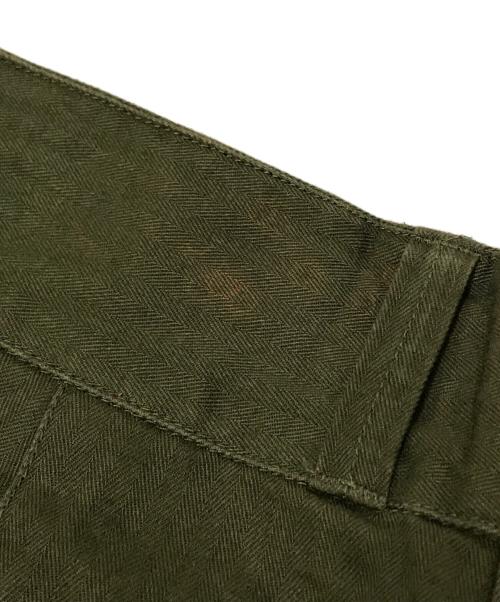 HOUSTON（ヒューストン）HOUSTON (ヒューストン) カーゴパンツ オリーブ サイズ:24の古着・服飾アイテム