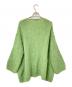 TRICOTS JEAN MARC (トリコットジーンマルク) モヘヤ混カーディガン グリーン サイズ:下記参照：4500円