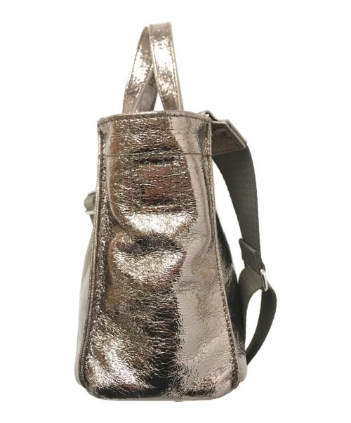 ear PAPILLONNER（イアパピヨネ）ear PAPILLONNER (イアパピヨネ) メタリックショルダーバッグ シルバー サイズ:下記参照の古着・服飾アイテム