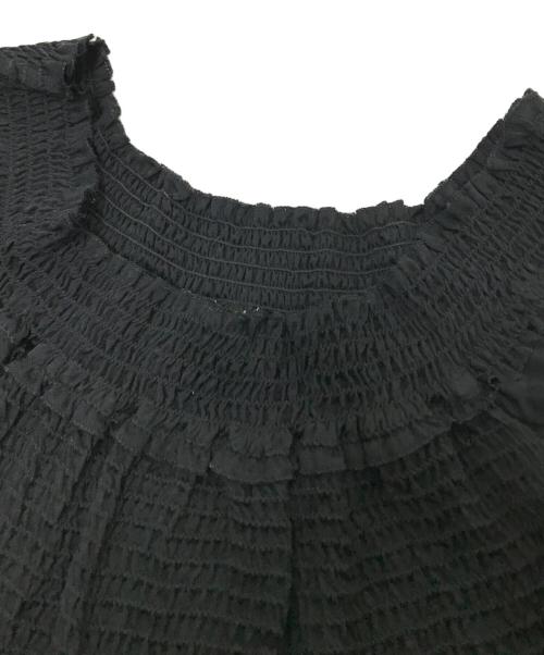 CHANEL（シャネル）CHANEL (シャネル) シルクオフショルブラウス ブラック サイズ:34の古着・服飾アイテム