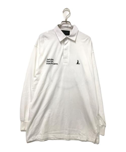 FR2 GOLF（エフアールツー ゴルフ）FR2 GOLF (エフアールツー ゴルフ) ポロシャツ ホワイト サイズ:L 未使用品の古着・服飾アイテム