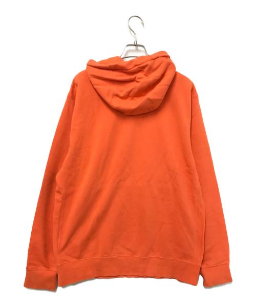 NIKE（ナイキ）NIKE (ナイキ) ロゴプリントパーカー オレンジ サイズ:Mの古着・服飾アイテム