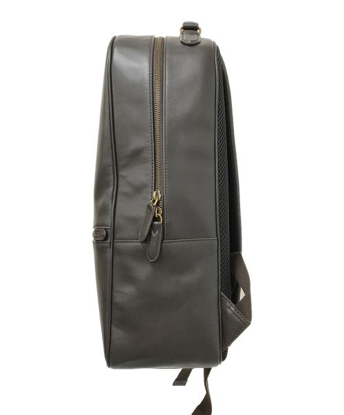 POLO RALPH LAUREN（ポロ・ラルフローレン）POLO RALPH LAUREN (ポロ・ラルフローレン) スムーズレザーバックパック ダークブラウン サイズ:下記参照の古着・服飾アイテム