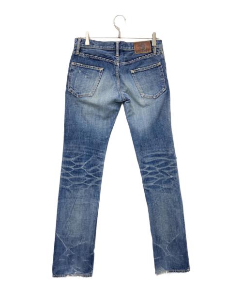 Hysteric Glamour（ヒステリックグラマー）Hysteric Glamour (ヒステリックグラマー) ダメージデニムパンツ インディゴ サイズ:Mの古着・服飾アイテム