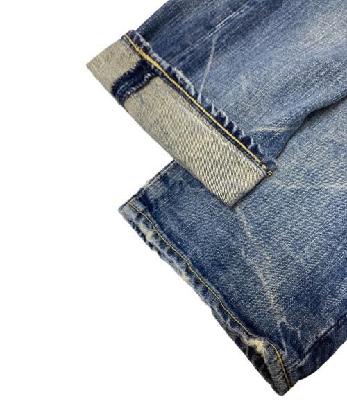 Hysteric Glamour（ヒステリックグラマー）Hysteric Glamour (ヒステリックグラマー) ダメージデニムパンツ インディゴ サイズ:Mの古着・服飾アイテム