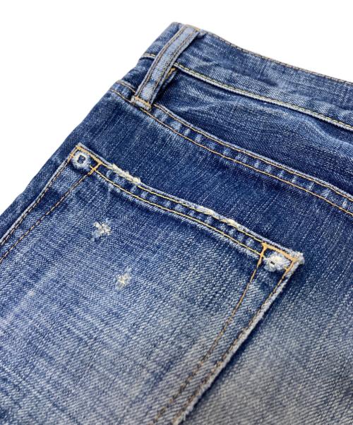 Hysteric Glamour（ヒステリックグラマー）Hysteric Glamour (ヒステリックグラマー) ダメージデニムパンツ インディゴ サイズ:Mの古着・服飾アイテム