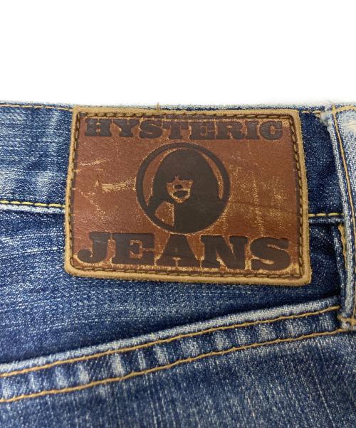 Hysteric Glamour（ヒステリックグラマー）Hysteric Glamour (ヒステリックグラマー) ダメージデニムパンツ インディゴ サイズ:Mの古着・服飾アイテム