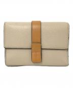 LOEWEロエベ）の古着「トライフォールド ウォレット」｜ベージュ