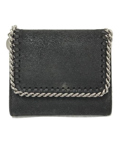 STELLA McCARTNEY（ステラマッカートニー）STELLA McCARTNEY (ステラマッカートニー) ファラベラ スモールフラップウォレット ブラック サイズ:下記参照の古着・服飾アイテム
