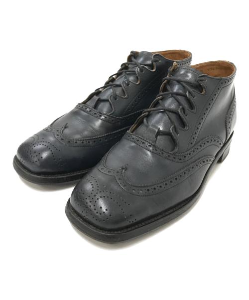 Tricker's（トリッカーズ）Tricker's (トリッカーズ) ウィングチップシューズ ブラック サイズ:4 1/2-4の古着・服飾アイテム