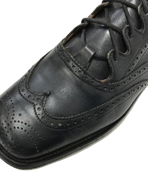 Tricker's（トリッカーズ）Tricker's (トリッカーズ) ウィングチップシューズ ブラック サイズ:4 1/2-4の古着・服飾アイテム