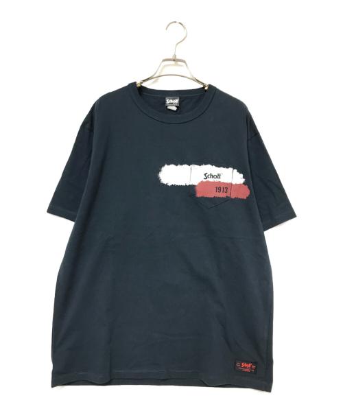 Schott（ショット）Schott (ショット) プリントTシャツ ネイビー サイズ:XL 未使用品の古着・服飾アイテム