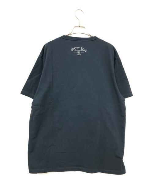 Schott（ショット）Schott (ショット) プリントTシャツ ネイビー サイズ:XL 未使用品の古着・服飾アイテム